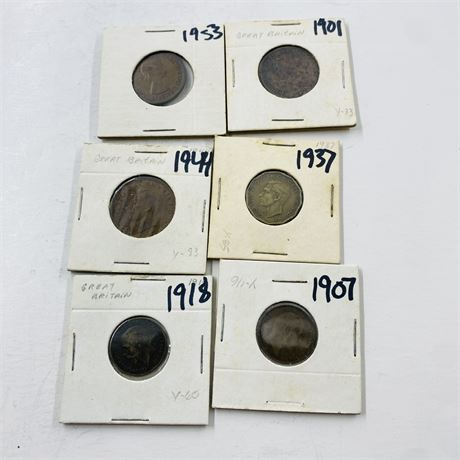 Old Great Britain Coins