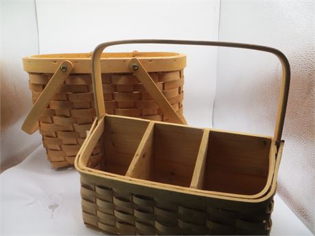 NEW LARGE BASKET & 1 DIVIDED BASKET