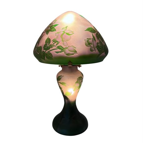 Galle Style Glass Lamp
