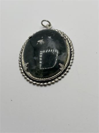 Moss agate  pendant
