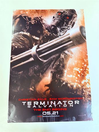 Terminator Salvation Original Rolled 27x40 Movie Poster