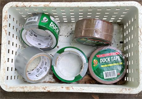 Lot of 5 rolls duck tape