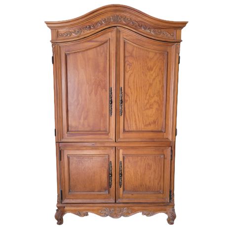 Hamilton Heritage Century Country French Style Bedroom Armoire Cabinet