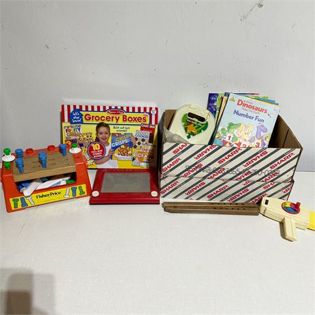 Lot of Toys & Coloring Books