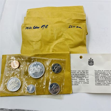 10 - 1966 Canada Proof Like Sets