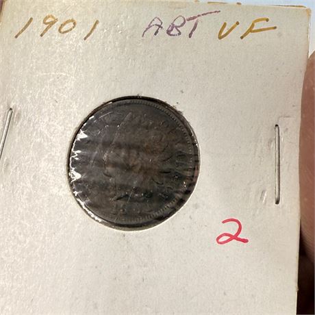 1901 Indian Head Penny
