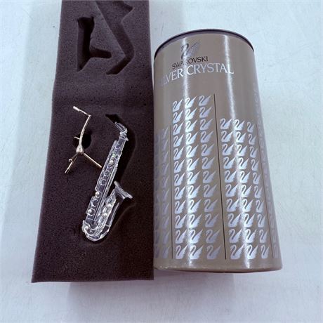 Swarovski Crystal Saxophone