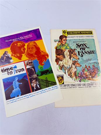 2 Original Movie Window Posters