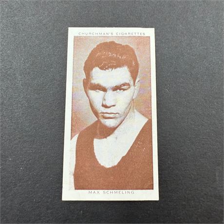 1938 Churchman Max Schmeling
