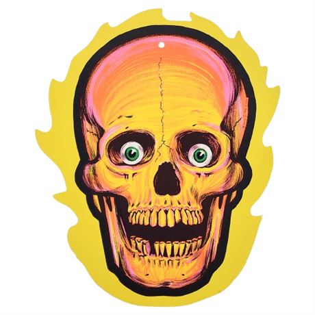 Vintage BEISTLE Halloween Paper Skull Decor