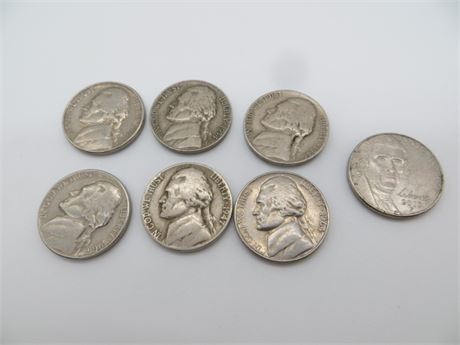 7 Jefferson Nickels