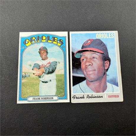 1970 + 72 Topps Frank Robinson  Cards