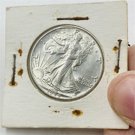 BU 1944 Walking Liberty Half Dollar