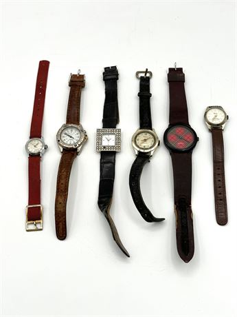 6 Watches - Untested