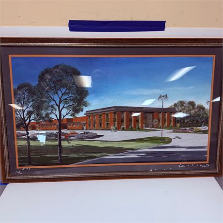 Vintage Architectural Drawing - 26x43”