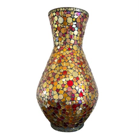 LARGE Pier 1 Decorative Mosaic Vase