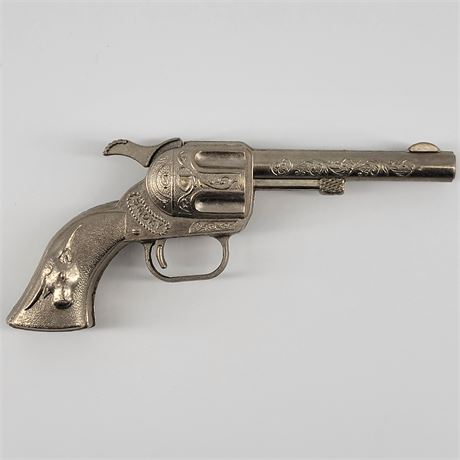 Vintage Smoky Die Cast Cap Pistol Revolver