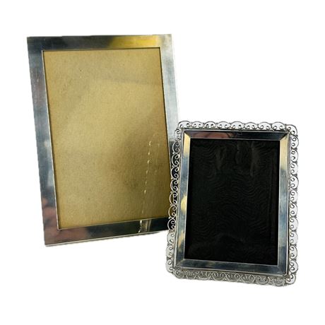 Vintage Sterling Silver Picture Frames