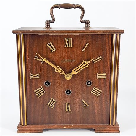 Vintage Orbros Chiming German Mantle Clock