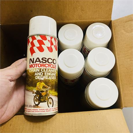 6 Cans NOS Nasco Degreaser