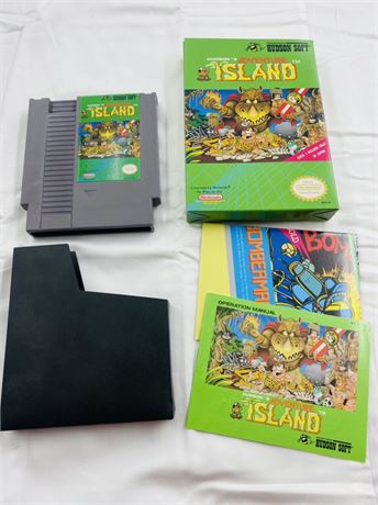 NES Adventure Island CIB w/ Manual + Insert