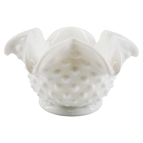 Fenton Hobnail Milk Glass Small Bowl