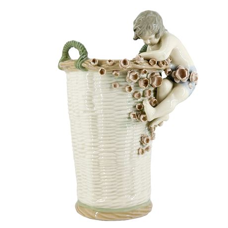 Vintage Czech Amphora Porcelain Vase