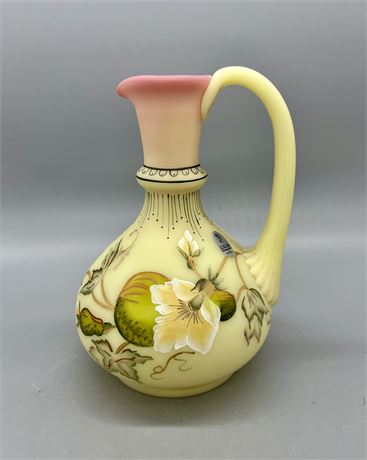 Fenton Burmese Pitcher