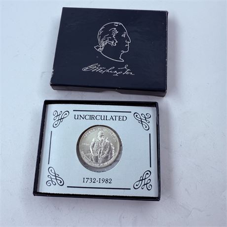 1982 George Washington Silver Half Dollar