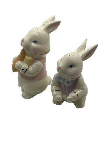 Lenox Easter bunny salt and pepper