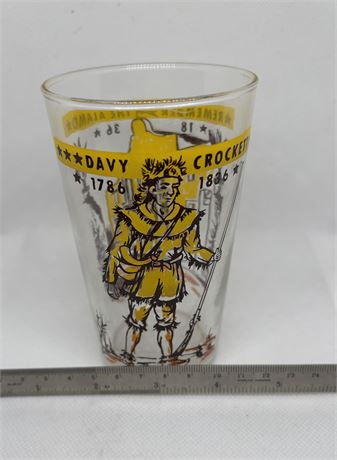 Davy Crocket, Remember The Alamo,  Glass