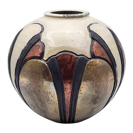Signed Deco/Craftsman Style Studio Pottery Vase