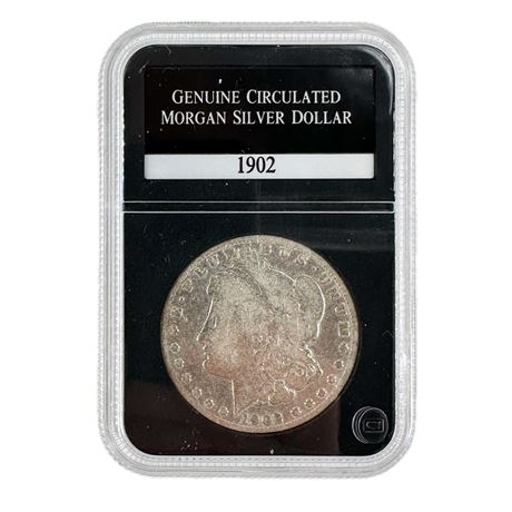 Circulated 1902-P Morgan Silver Dollar
