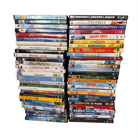 Family Friendly DVD Lot
