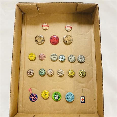 1930’s Buttons and Pins