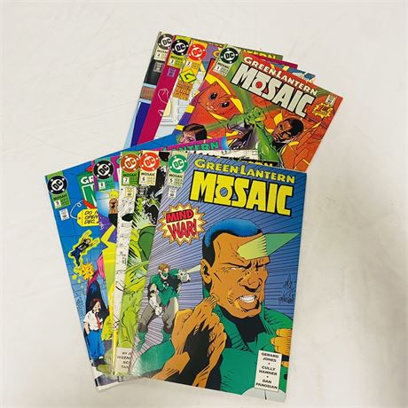 Green Lantern Mosaic #1 thru 9  Comics