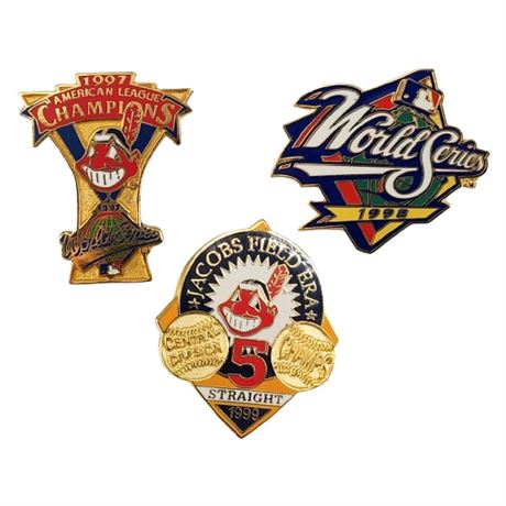 1997, 1998, 1999 World Series Pins