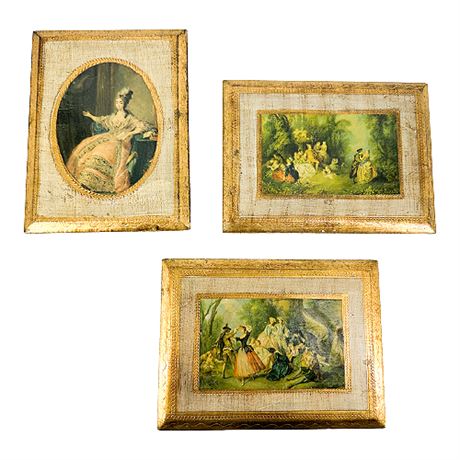 Small Gilded Florentine Prints