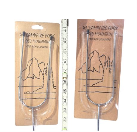 Set of 2 Extra Long 40" Campfire Forks