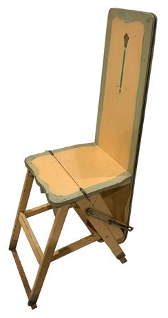 Arts & Crafts Fort Massac Chair Co. 3 Way Ladder, Chair & Ironing Board