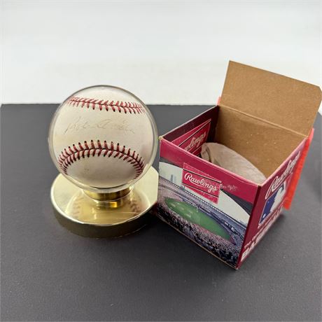 Bob Avila Signed Baseball