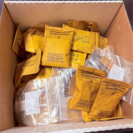 Thousands of NOS Harley Davidson Bearings