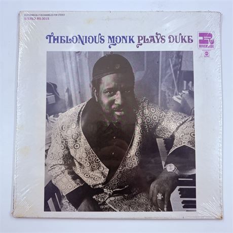 Sealed Thelonious Monk Plays Duke Vinyl Record