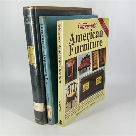 Lot of Antique Furniture Identification & Information Books