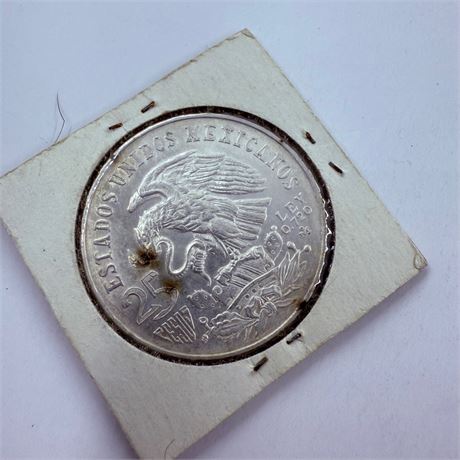 BU 1968 Silver Olympic 25 Peso