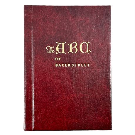 Miniature Limited Edition Book "The ABCs of Baker Street"