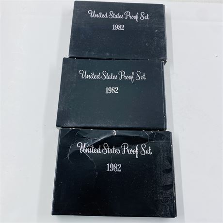 3 - 1982 Proof Sets