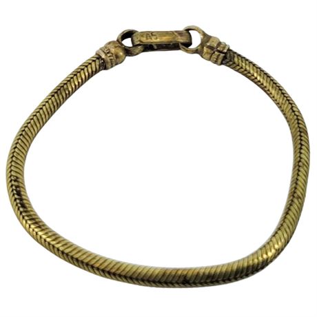 Vintage Gold Chain Bracelet