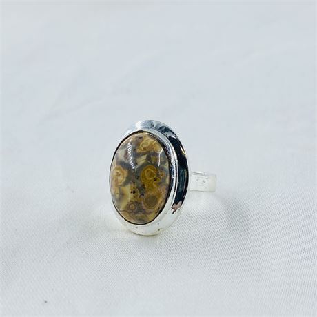 6.8g Sterling Ring Size 8.5