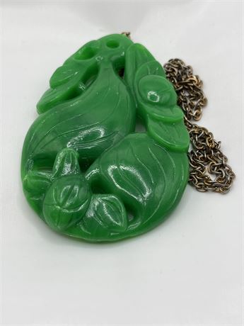 Natural untreated, Jade pendant necklace